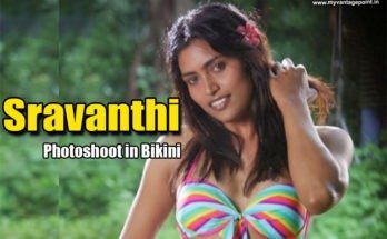 Sravanthi photoshoot in bikini hot navel