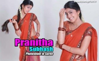 Pranitha Subhash hot photos in saree, Pranitha Subhash sexy photos in saree