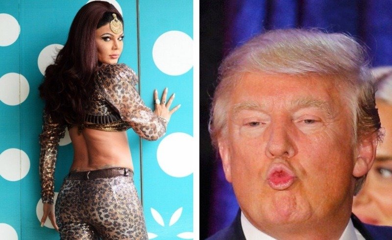 Rakhi Swant and Donald Trump