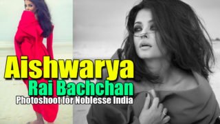 Aishwarya Rai Bachchan photoshoot for Noblesse India