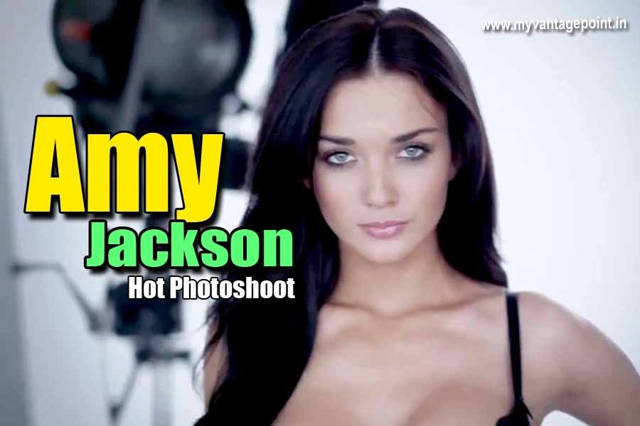 Amy Jackson hottest black bikini photos