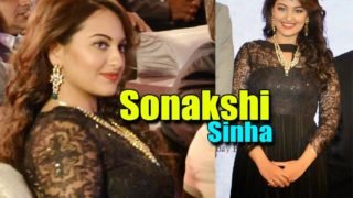 Sonakshi Sinha Beautiful Photos in Black Dress From An Event