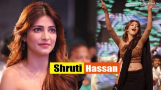 Shruti Haasan’s in Black Saree @ Balupu Movie Music Launch