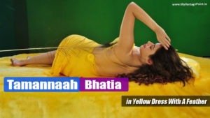 Tamannaah Bhatia hot photos in yellow dress, Tamannaah Bhatia sexy back, Tamannaah Bhatia tollywood actress