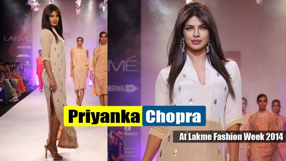 Priyanka Chopra Lakme Fashion Week 2014