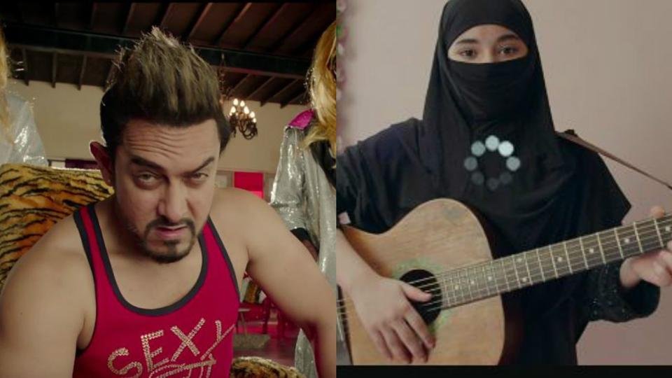 Secret Superstar poster, Zara Wasim in Secret Superstar, Aamir Khan in Secret Superstar