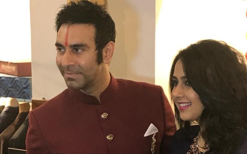 Sandip Soparrkar with Pooja Bhandari Shah 