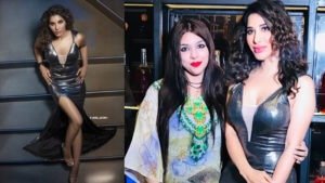 Sophie Choudry, Sophie Choudry in Uptown Funk Outfit, Ashima S Courture Fashion, Fashion Designer Ashima Sharma