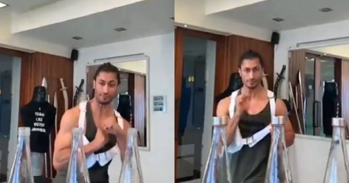 Vidyut Jammwal Bottle Cap Challenge
