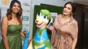 Raveena Tandon and Shri Kalikesh Singh Deo supported EcoMo Eco Footprints 2020 during the launch in Mumbai