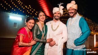 Milind Gunaji’s Son Abhishek Gunaji Ties The Knot With Radha Patil In A Private Ceremony Surrounded By The Scenic Beauty Of Malwan
