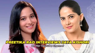 Actress Preetika Rao Interviews Jaya Kishori On Her Youtube Channel Who is a Spiritual Youth Icon