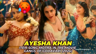 Ayesha Khan Item Song Motha in the Movie Gangs of Godavari (2024) – Actress Sets Screens on Fire with Sizzling Dance
