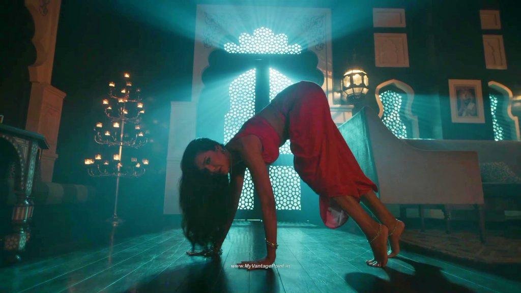 superhot-esha-gupta-sexy-dance-in-red-dress-in-aashram-web-series